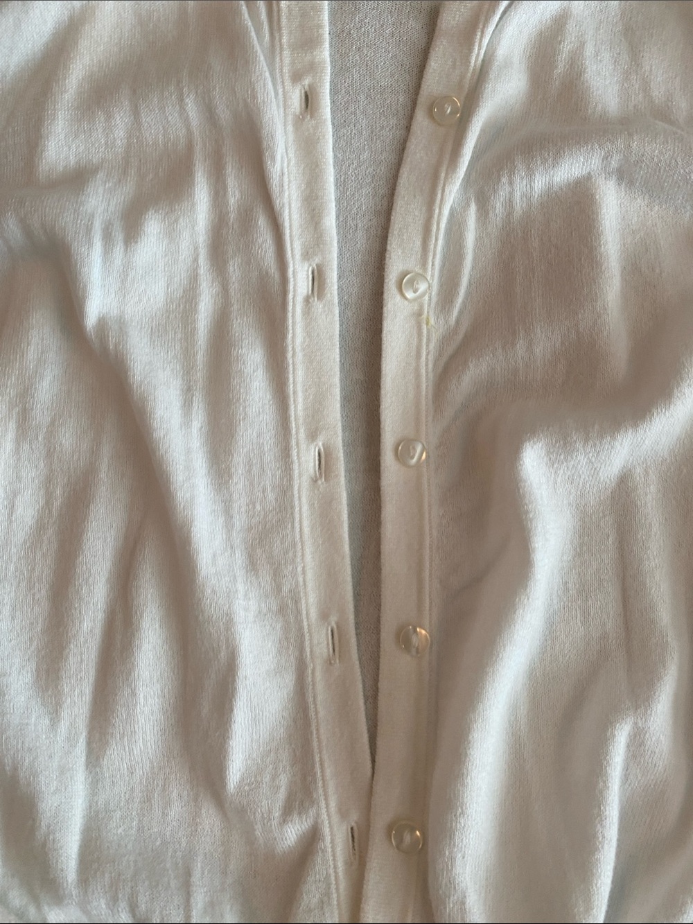 LOFT White Lightweight Cardigan - Picture 4 of 7